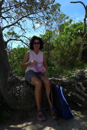 Kleine Pause auf dem Weg nach Manly. Ein mehrere Stunden dauernder Weg entlang der Küste. Unbedingt zu empfehlen, den machten wir nicht nur einmal