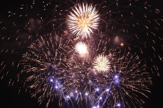 Das Feuerwerk war super