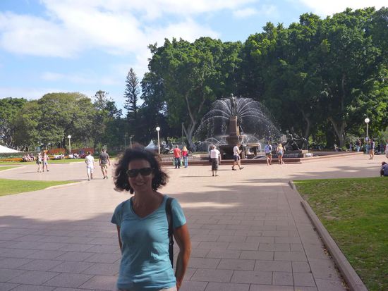 Auf dem Rückweg von Kings Cross laufen wir durch den Hyde Park.