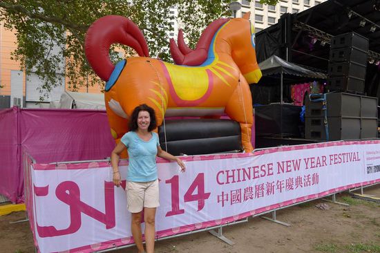 Im Belmoral Park begannen die Feierlichkeiten für das chinesische neue Jahr