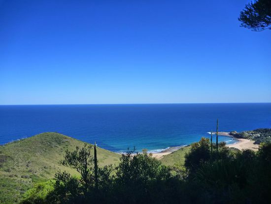 Herrlicher Blick vom Otford Lookout über die Küste