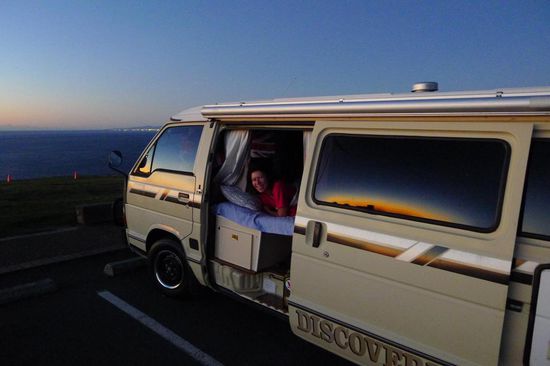 ....nach wenig Schlaf, da macht das Aufstehen bei Sonnenaufgang doch Spass !