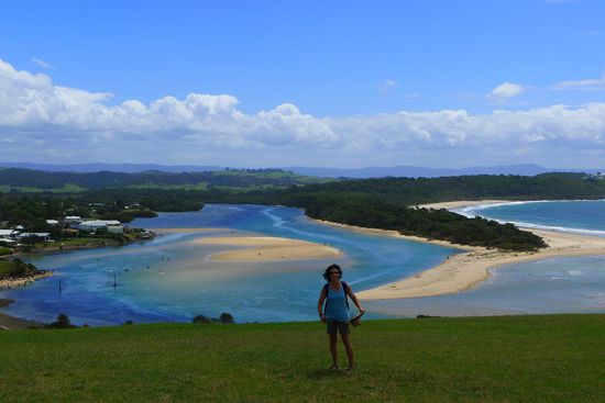 ....bis zur Mündung des Minnamurra Rivers