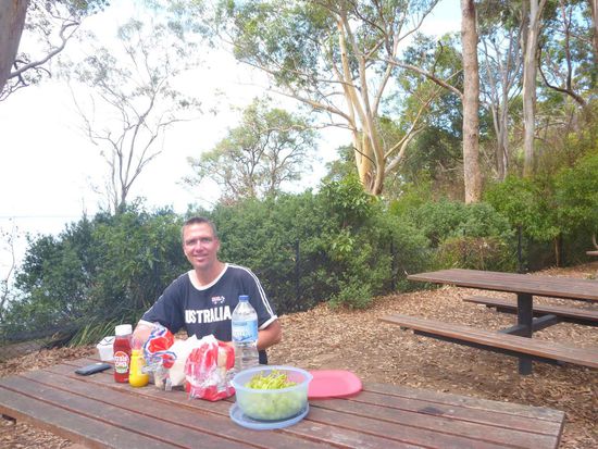 Dort lohnte es sich in der Picknic Area ein Päuschen einzulegen