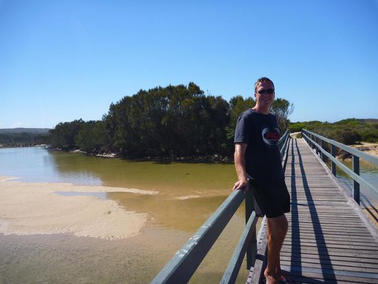 Zwischenstopp am Dalmeny Beach