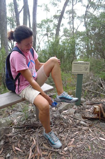 Beim Wechsel der verschiedenen Vegetationszonen ist immer wieder Schuhe putzen angesagt
