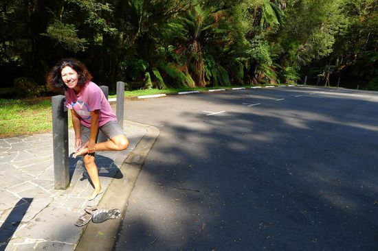 Auf der Suche nach weiteren Blutegeln, zum Glück erfolglos