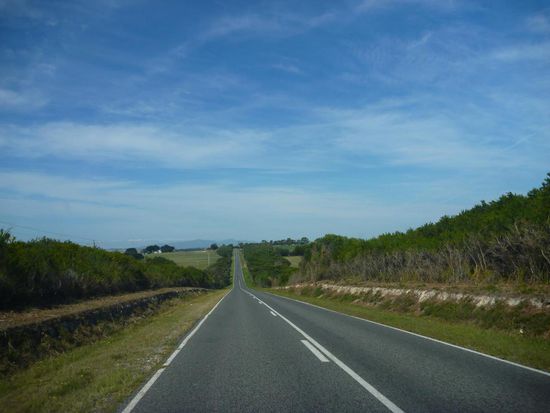 Strassenansicht auf dem Weg zum Wilson Promontory Nationalpark