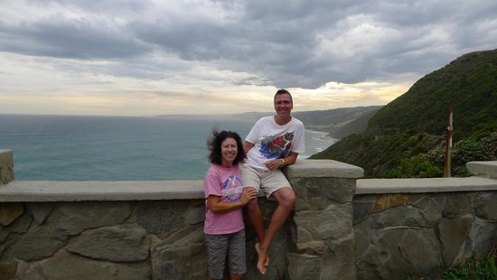 Ein weiterer schöner Aussichtspunkt auf unserer Route, ein wenig Sonnenschein hätten wir nicht abgelehnt