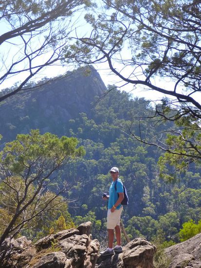 Erste kleine Wanderung zum Aufwärmen, der Weg auf den Mount William