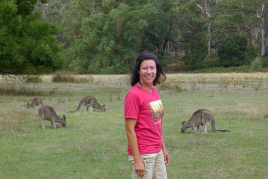 Da fühlt man sich fast wie im Freigehege eines Zoos, aber hier gibt es keine Zäune