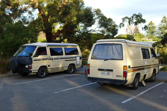 Hier trafen wir auf den "Zwilling" unseres Autos. War schon ulkig.