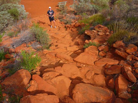 Auf geht's zum Kings Canyon Rim Walk