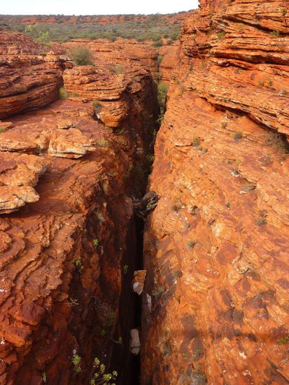 Schluchten müssen auch überquert werden