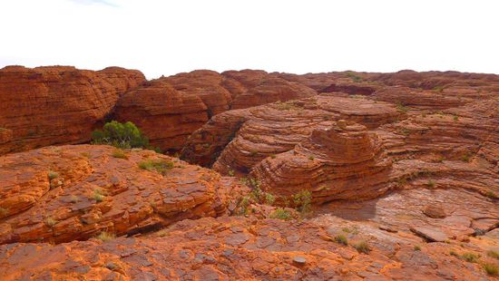 Gigantische, wie hingegossen wirkende Steinlandschaften