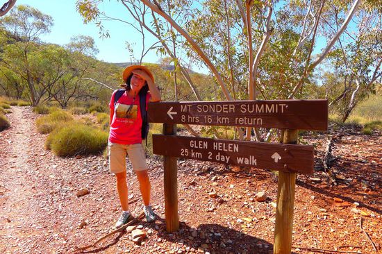 Voll motiviert, der Gipfel des Mount Sonder wartet auf uns. Sind ja nur schlappe 8 Std. bis wir wieder zurück sind.
