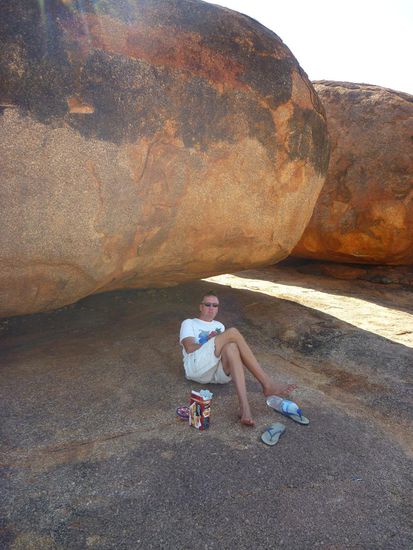 Es geht doch nichts über eine stärkende Mahlzeit in originellem Ambiente