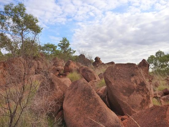 Das Felsenfeld der Pebbles, die kleine Variante der Devils Marbels