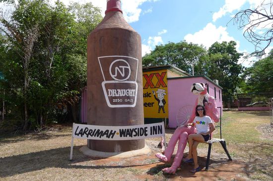 Der Pink Panther, ein weiterer origineller Pub am Highway