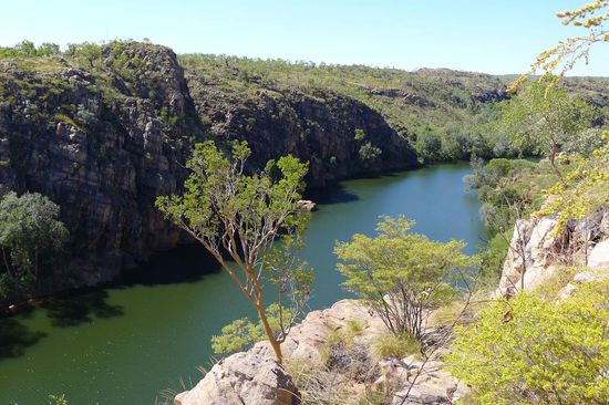 An einem der diversen Aussichtspunkte entlang der Katherine Gorge