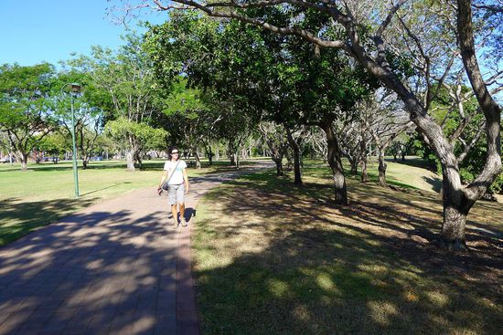 Direkt in der City gibt es auch schöne Parkanlagen