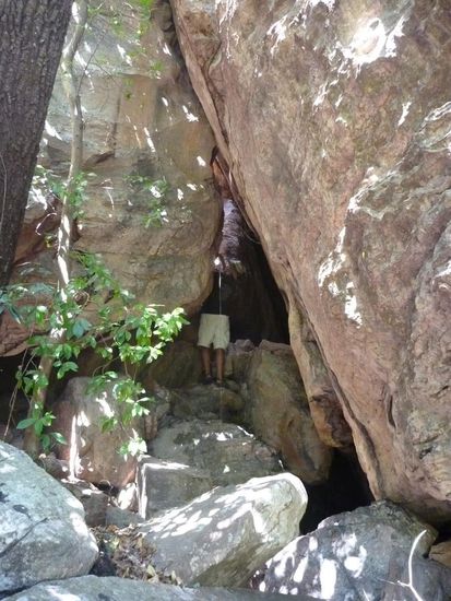 .....nicht immer eindeutig markiert, hier ging es nicht weiter, auch wenn der Weg vielversprechend aussah
