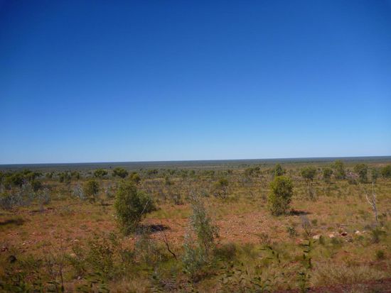 Die Landschaft ist nicht immer nur spannend, über Stunden sieht man manchmal nur öde Steppe