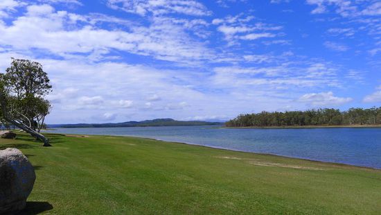 Der riesige Lake Tinaroo