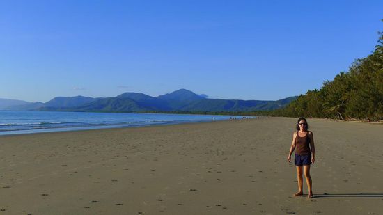 Abends noch ein Spaziergang am Trinity Beach