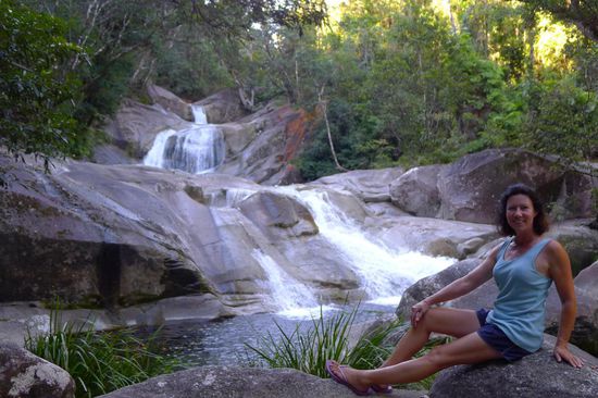 Kleines Päuschen an den Josephines Falls
