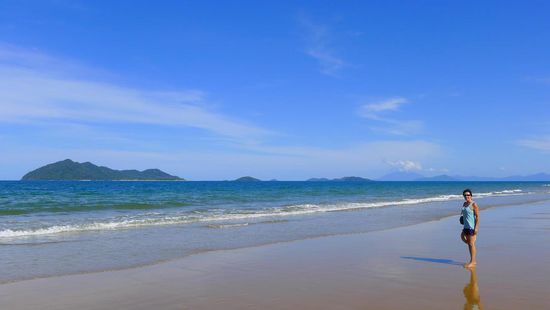 Schöner Sandstrand, warmes Wasser, keine gefährlichen Wellen.....