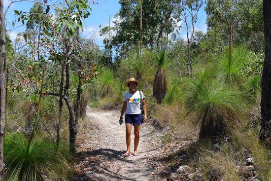 In Cardwell eine kleine Bergwanderung auf den Aussichtshügel....