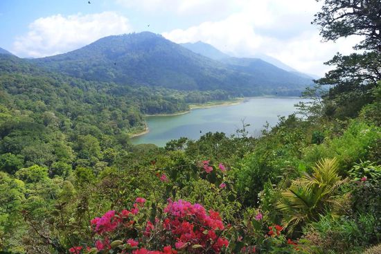 Blick auf den Lake Tamblingan