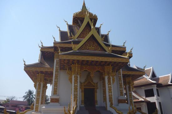Wat Sineuang, ein weiterer der vielen Tempel in Vientiane