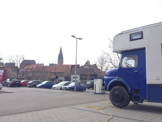 unterwegs mit der dicken Frau...