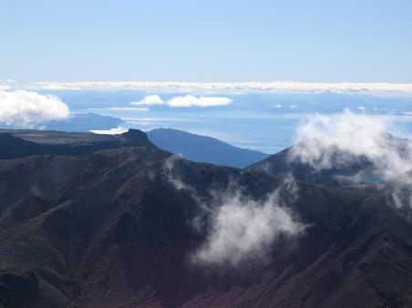 Blick zum Lake Taupo