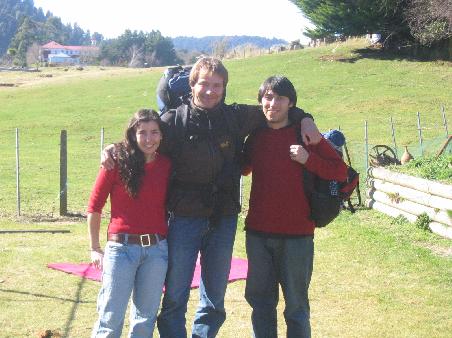 Abschied in Ohakune von Oscar und Sophia