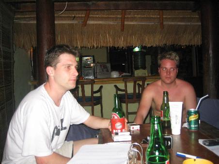 Andy und Chris mit Bintang!