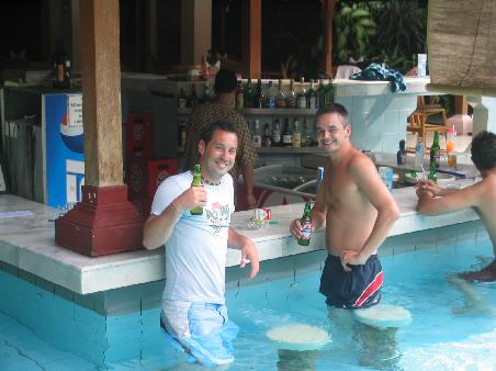 ich, chris und bintang!