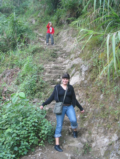 nach langem aufstieg gings auch mal wieder bergab!