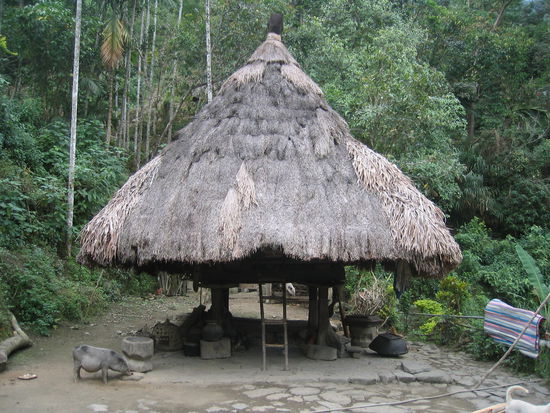 haus der ureinwohner von batad, die Ifuago!