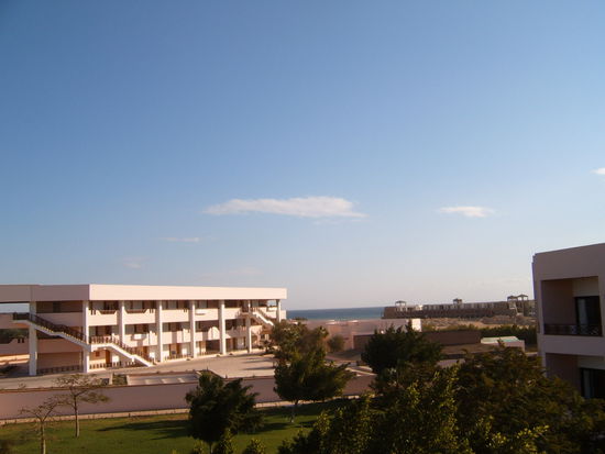 Typische Hotelanlage
