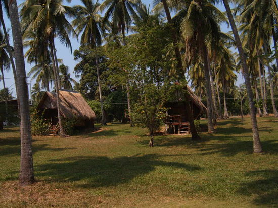 Typische Huetten, die ca. 12Euro pro Nacht derzeit kosten (Hochsaison)