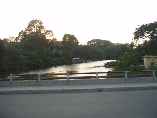 Ein Kanal des Saigon River