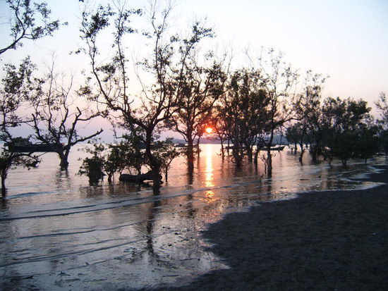 Abendstimmung im Fischerdorf