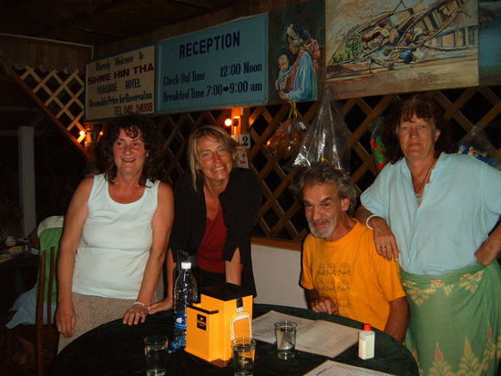 Dass so viele Deutsche hier sind, haette ich nicht gedacht. Gruss an Hansi, Irmi und Walli!! Es war wirklich schoen mit Euch!