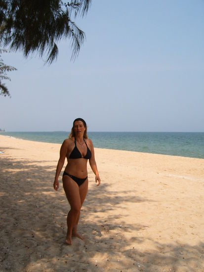 Wie man sieht / Einsamkeit am Strand. Das ist auch noch in Thailand moeglich.
