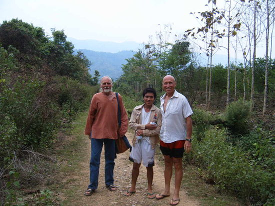 Unsere Tour. John, Morris und Lon.