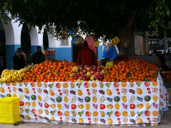 Nun ja, halt ein Obststand.