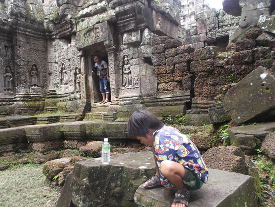Mit der schönste Tag, den ich dort hatte. Nicht zuletzt wegen dieser angenehmen Gesellschaft, auch wenn ich ihn größtenteils tragen musste.
